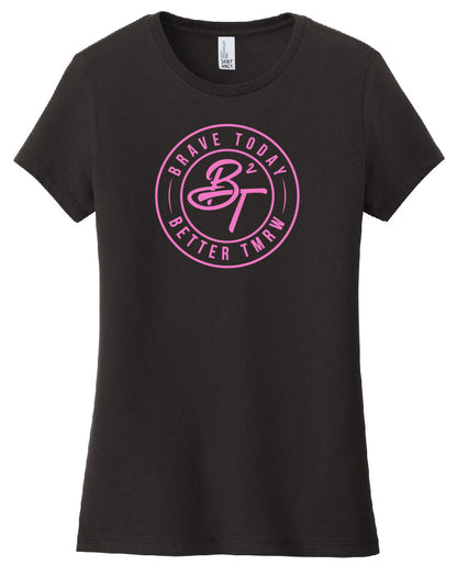 BT2 Circle Ladies' Relaxed T-Shirt - Black