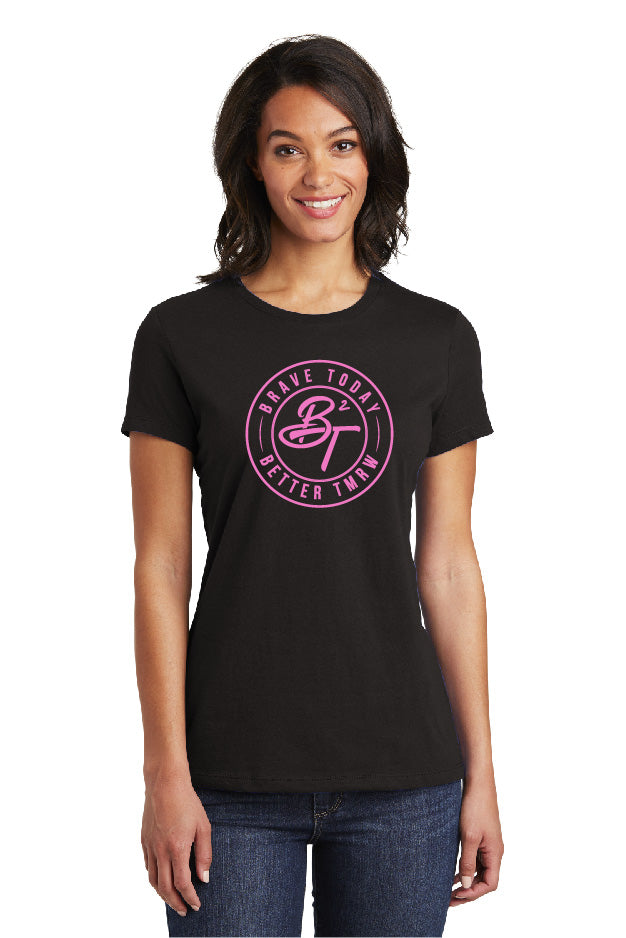 BT2 Circle Ladies' Relaxed T-Shirt - Black